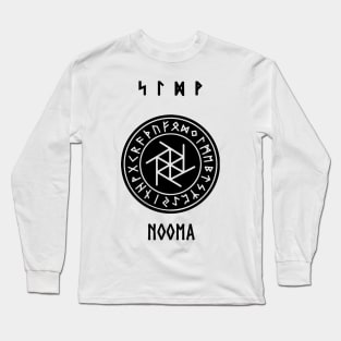 NOOMA: TRANSFORMATION RUNES ( LAGUZ, SOWILO, DAGAZ, WUNJO) Long Sleeve T-Shirt